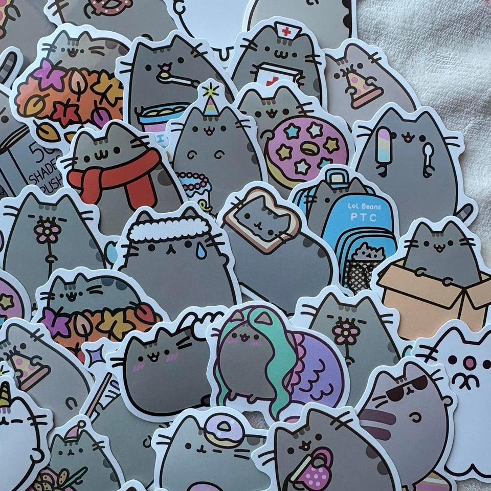 Pusheen Sticker Bundle 10 Pc 649c 3