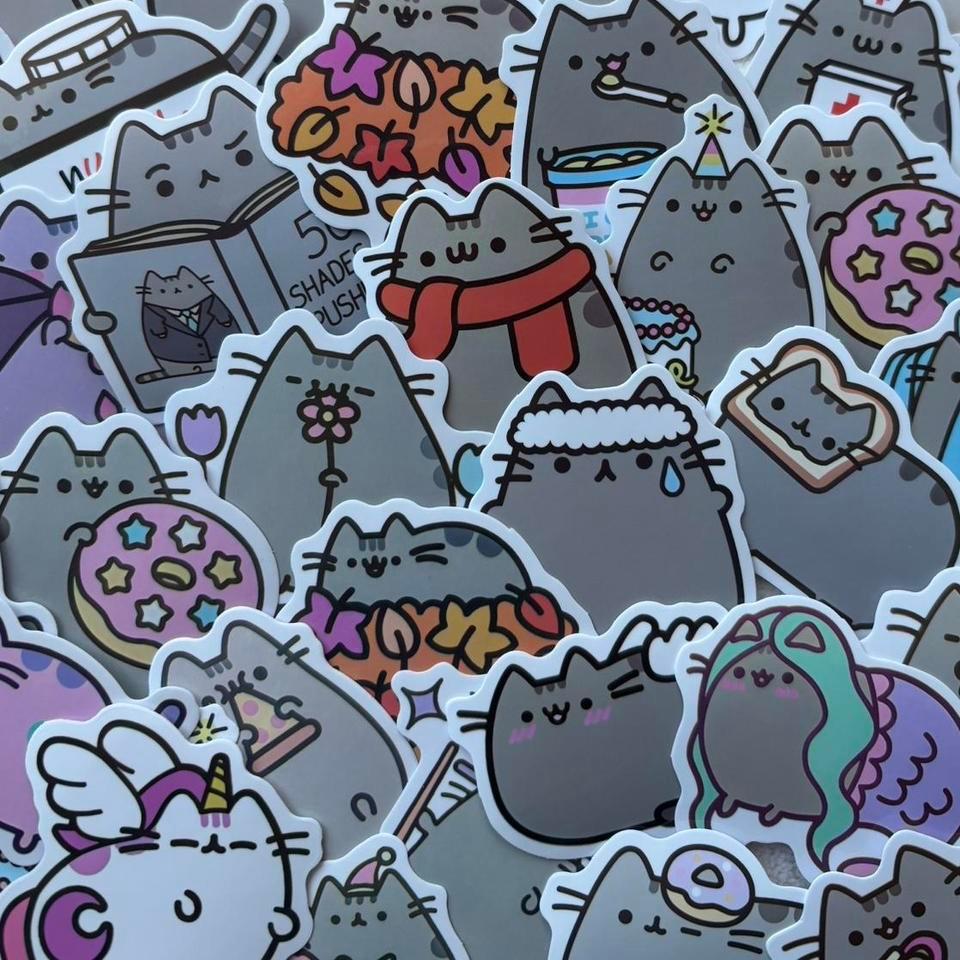 Pusheen Sticker Bundle 10 Pc 649c 4