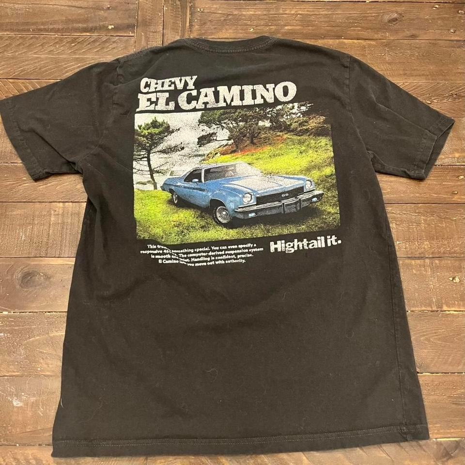 Black Chevy El Camino Tee E594