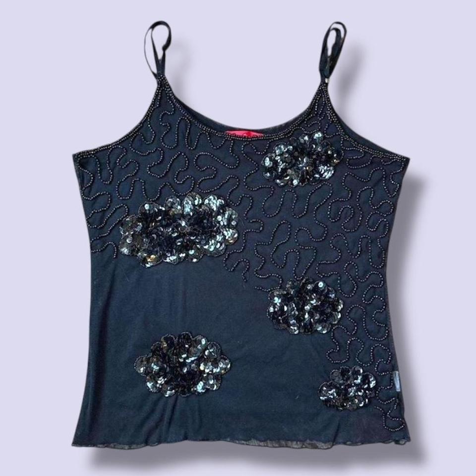 Vintage Y2k Beaded Tank Top