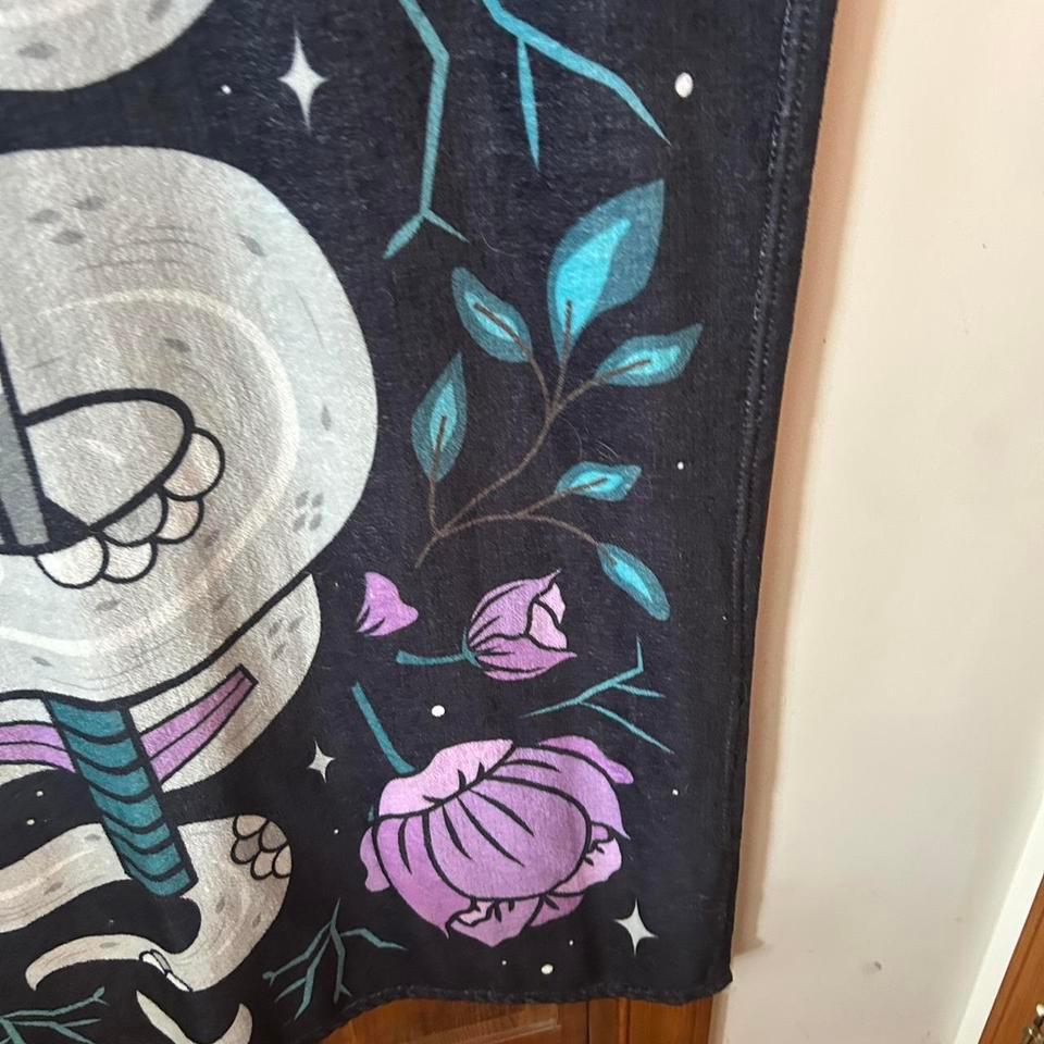 Fantastical Whimsical Black Grey Purple B2a9 4