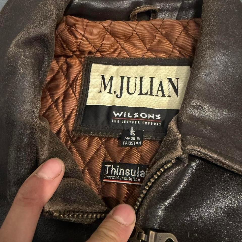 Vintage 90s Wilsons Julian Leather D66e 3