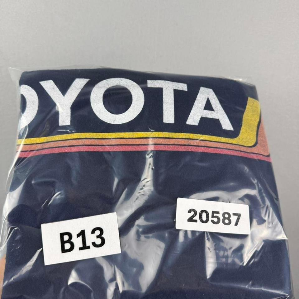Toyota Vintage Navy Blue Cotton 4f97 6