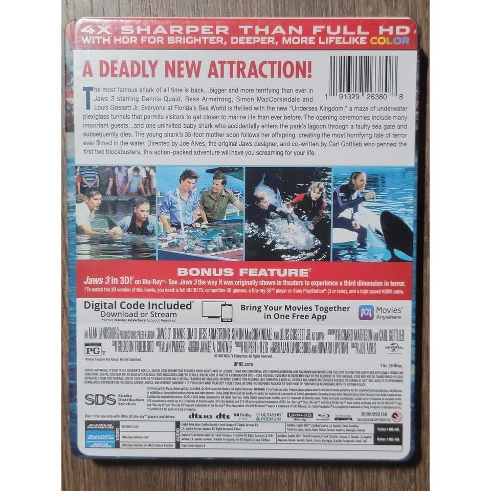 Jaws 3 4k Ultra Hd 87d7 2