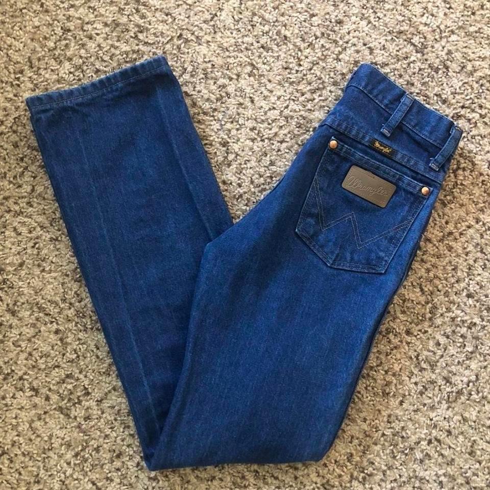 Vintage Dark Wash Wrangler Straight