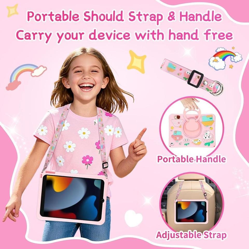 Kids Ipad 102 Case Pink Ca9e 3