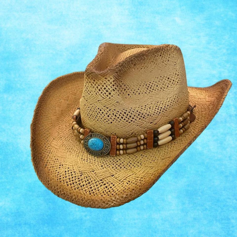 Never Worn Straw Cowboy Hat B9a7