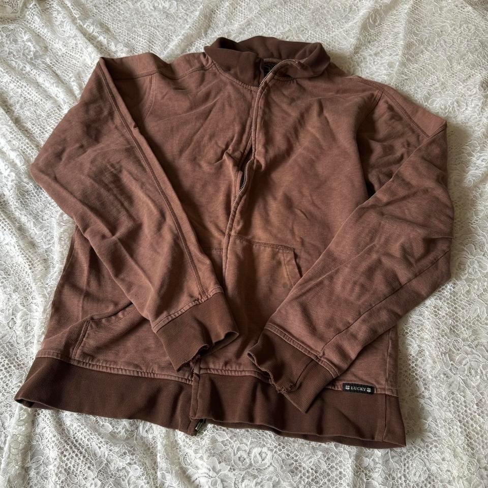 Lucky Brand Brown Zip Up 3d2c 3