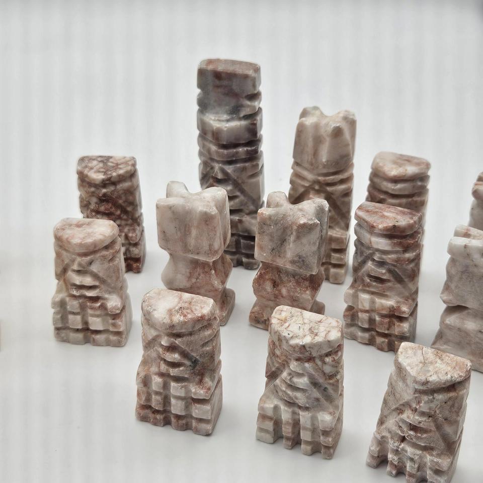 Vintage Hand Carved Mexican Aztec 6f43 5