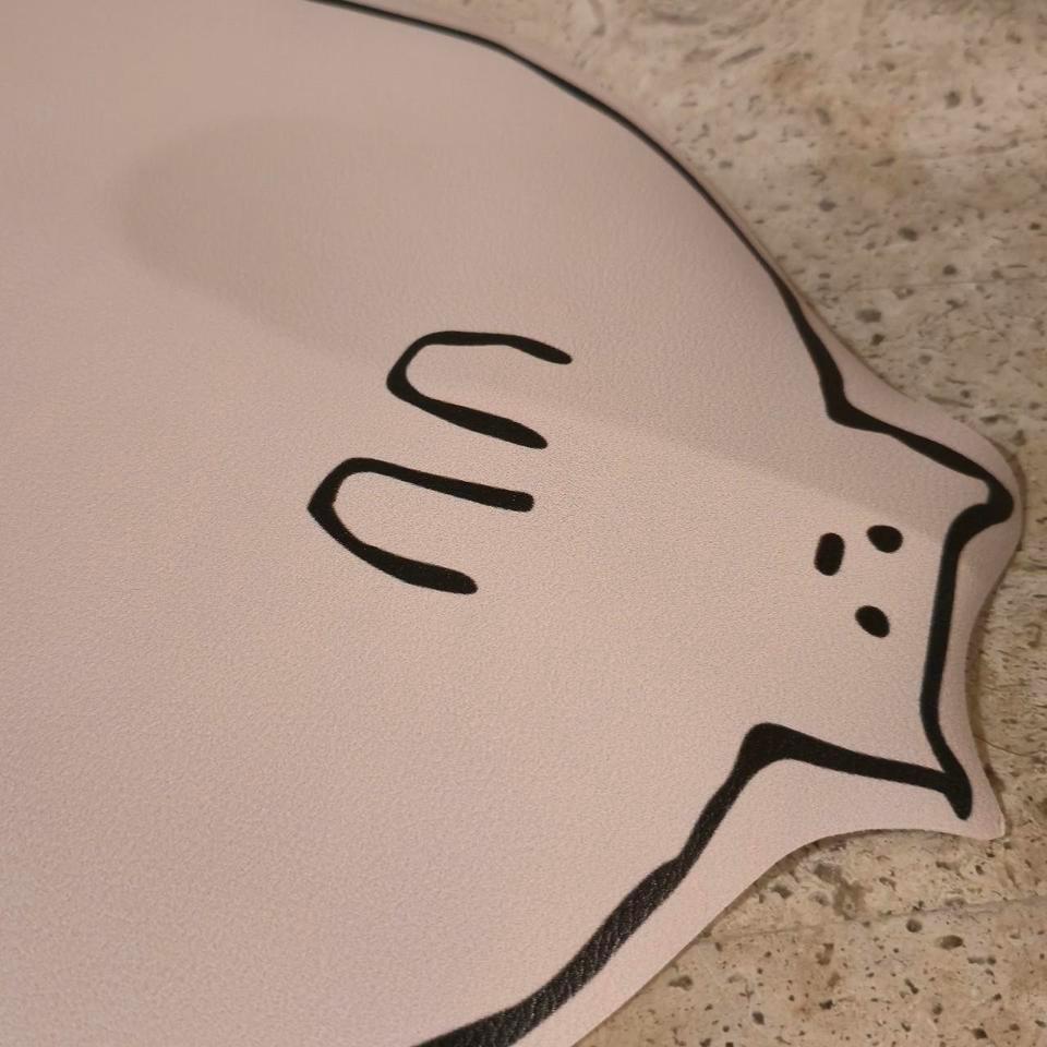 Mouse Pad Cat Cute Light