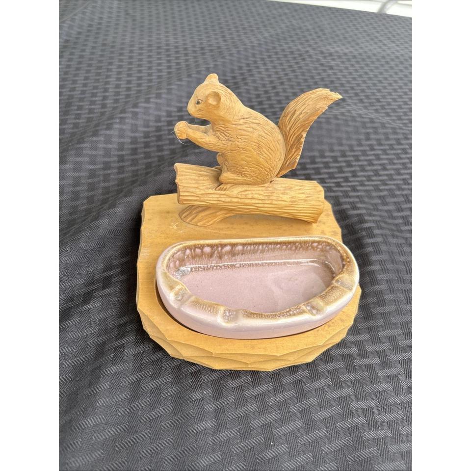 This Vintage Hand Carved Wooden