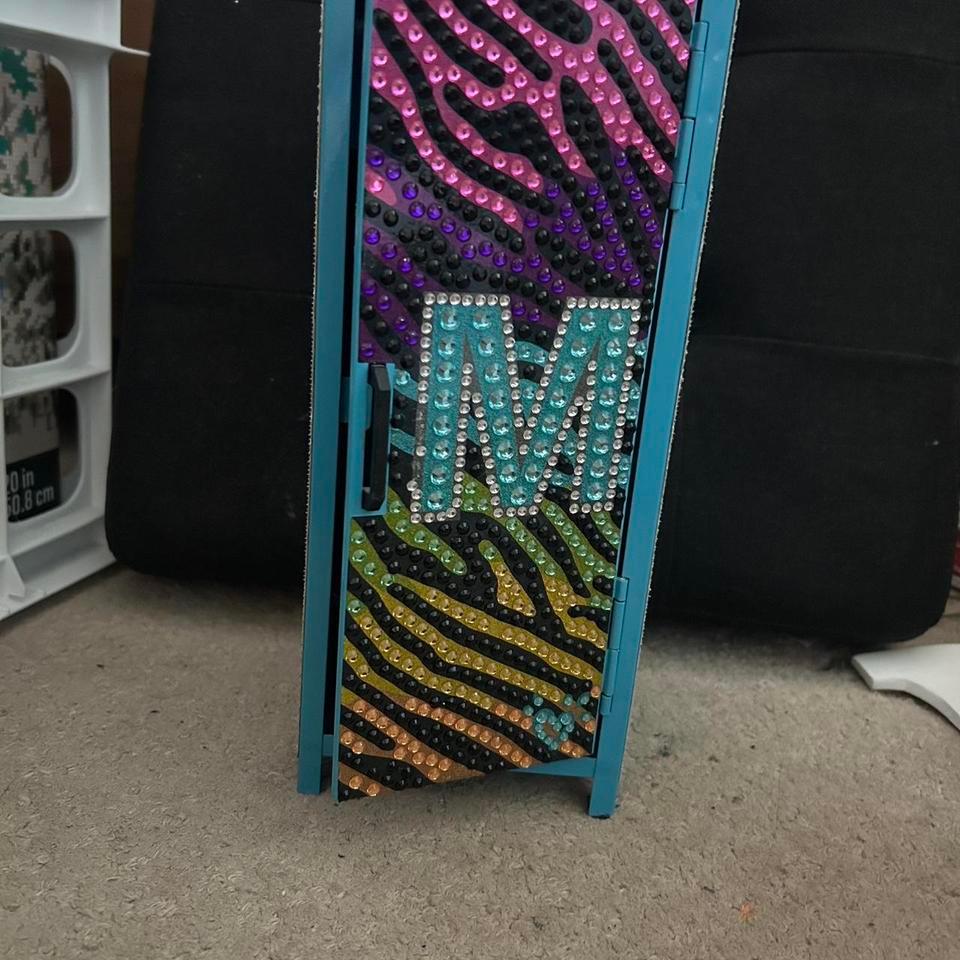 Blue Rhinestone Locker Kids Room 57be
