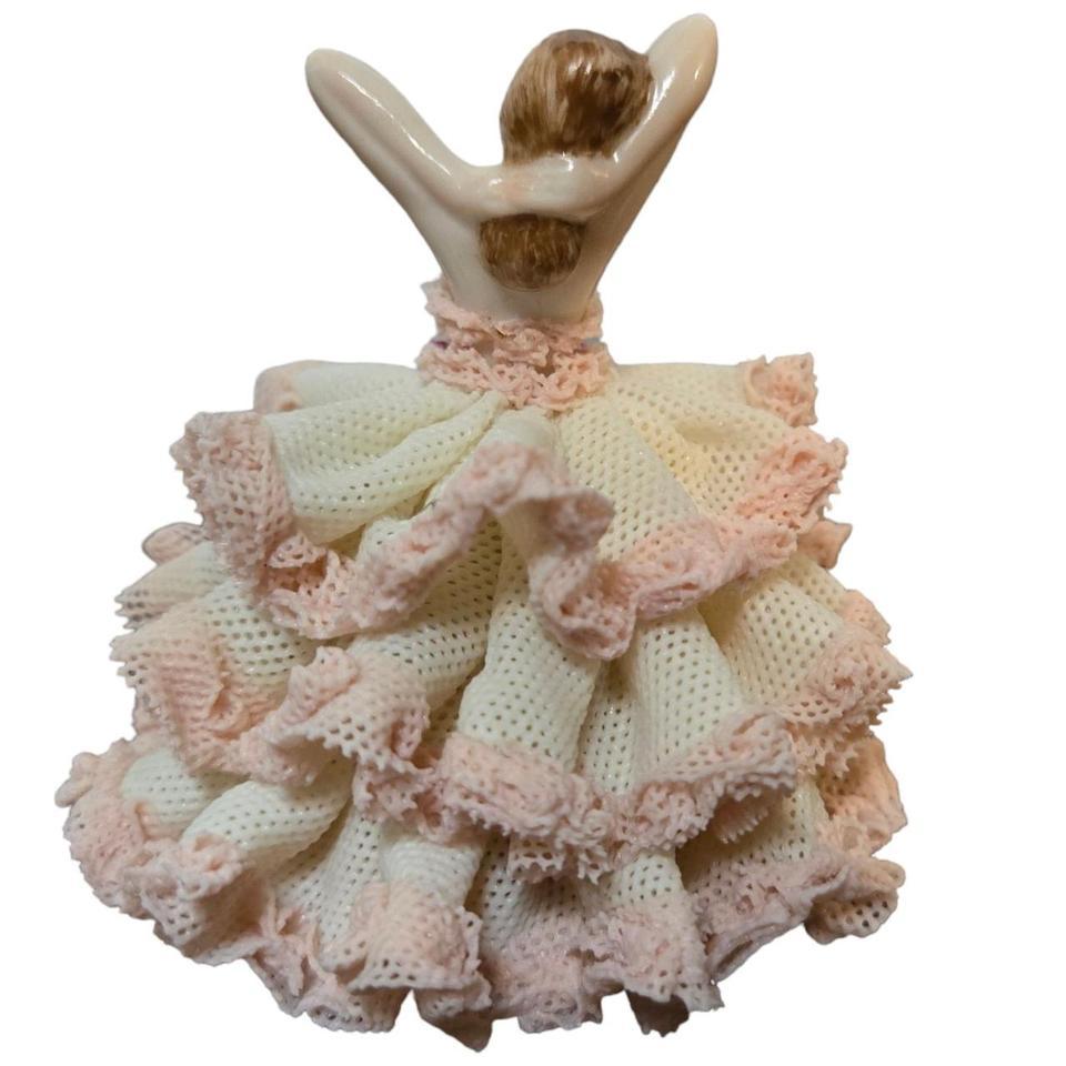 Irish Dresden Porcelain Pink Lady 2