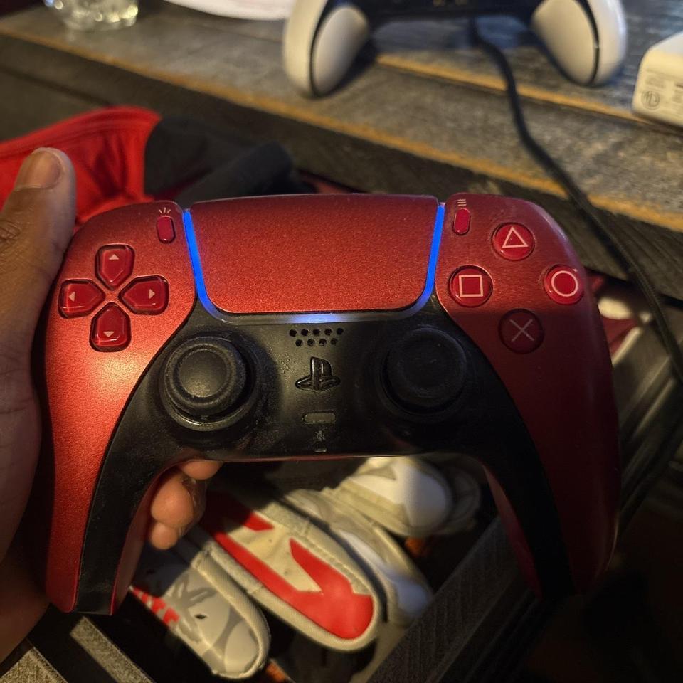 Red Ps5 Dualsense Controller Case 79ea