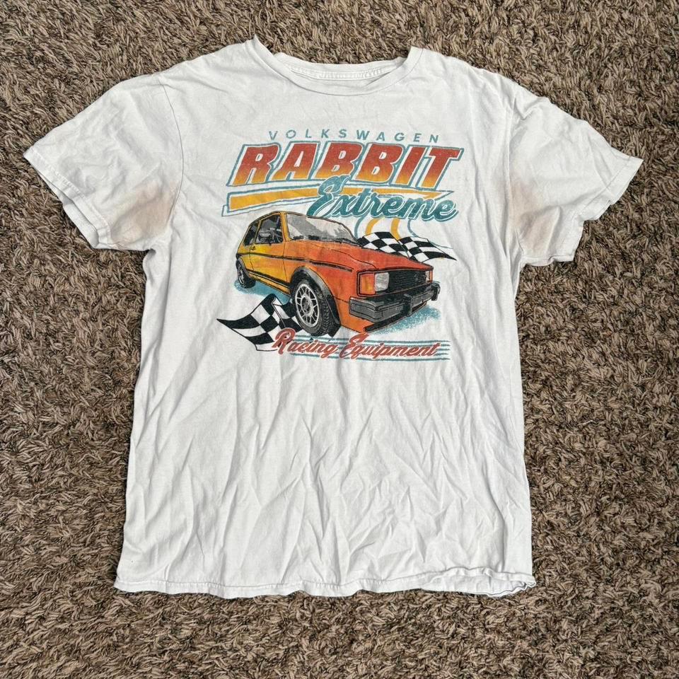 White Volkswagen Rabbit Extreme Racing