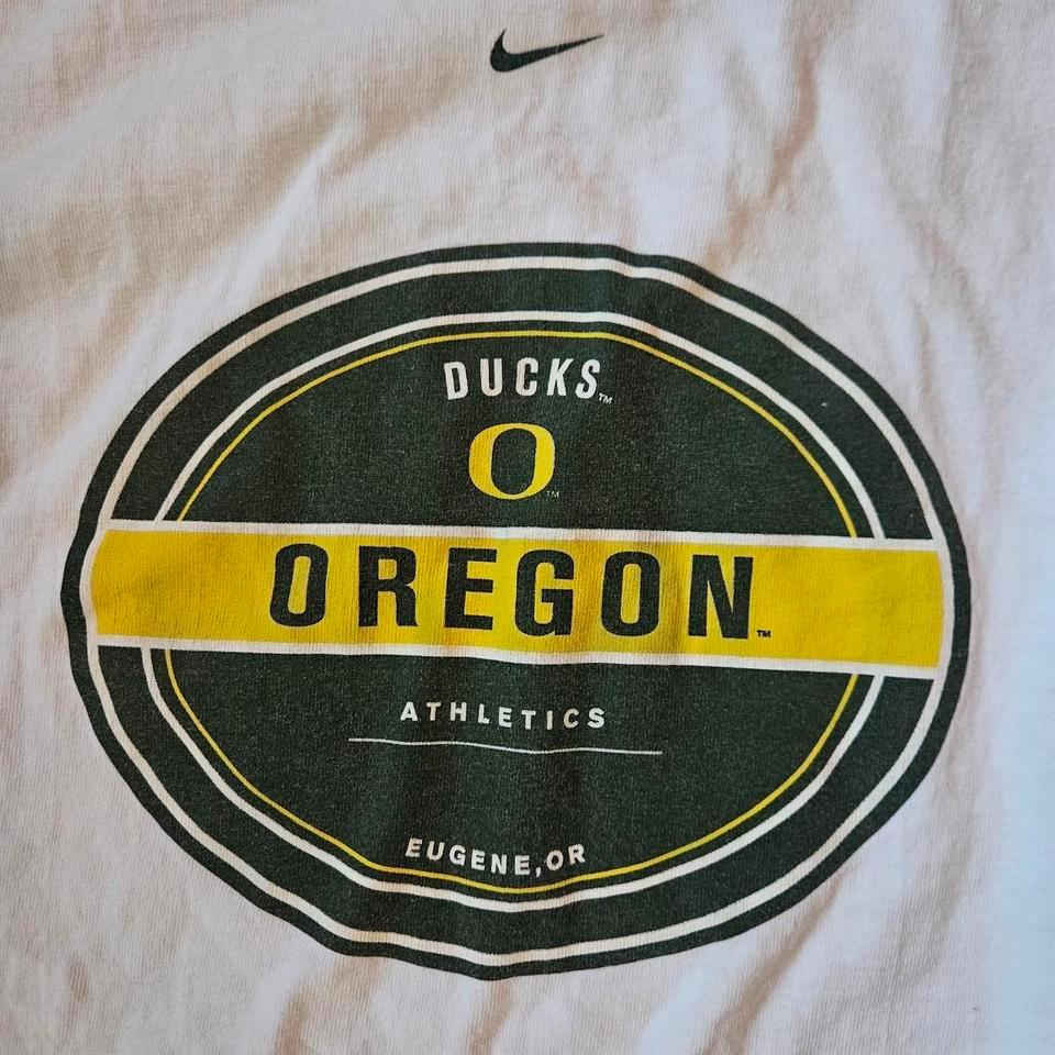 Nike Oregon Ducks White T Shirt 2