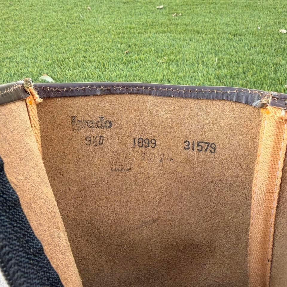 Vintage Laredo Brown Ankle Cowboy 37c9 8