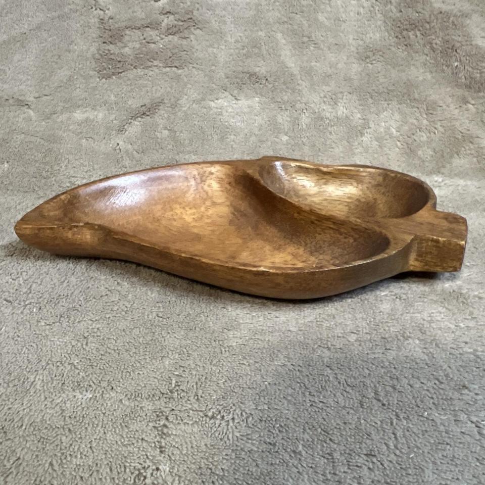 Mid Century Vintage Leaf Wood Wooden 0c3a 7