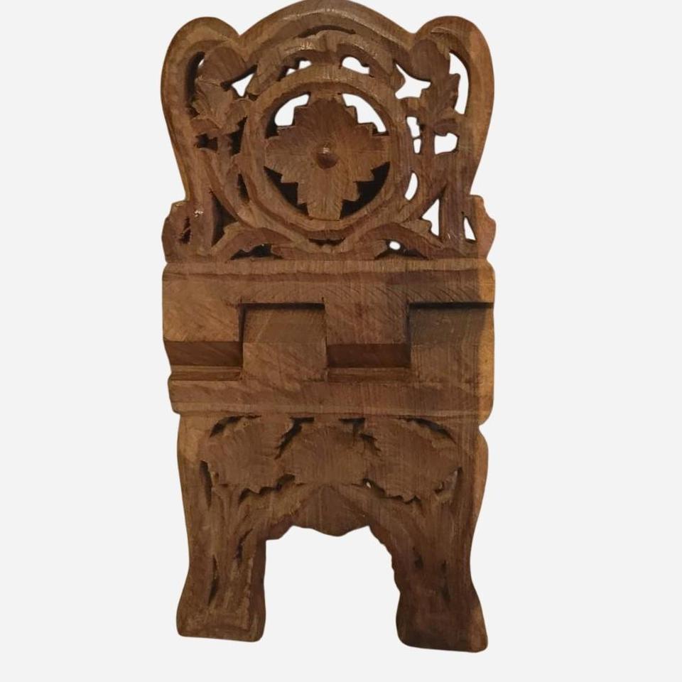 Vintage Antique Hand Carved Wooden 6954 3