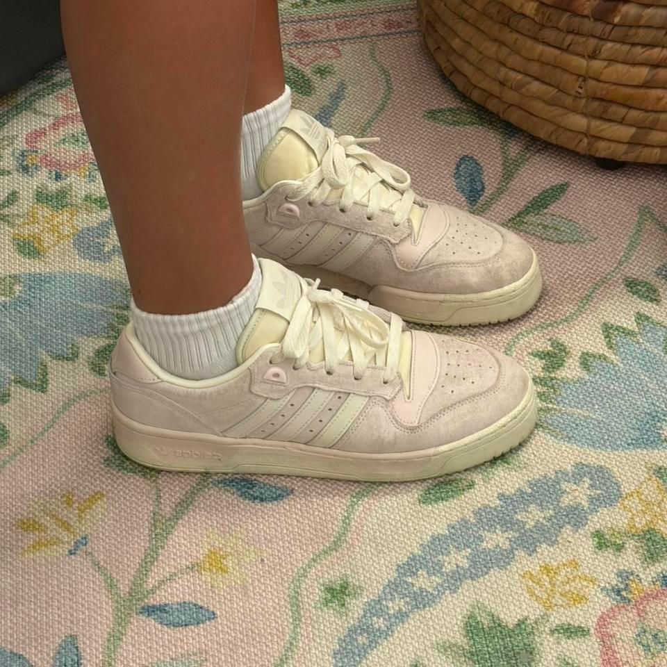 Adidas White Forum Low Trainers 36fd