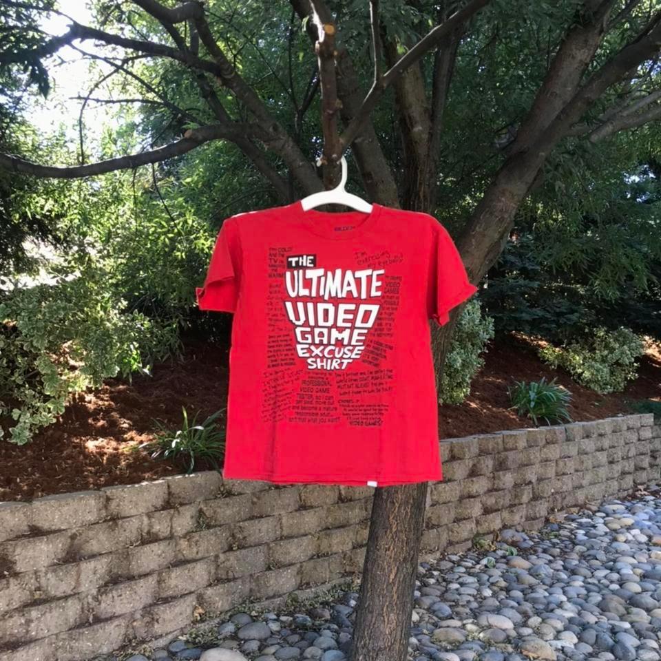 Red Video Games Shirt Size 6bbe