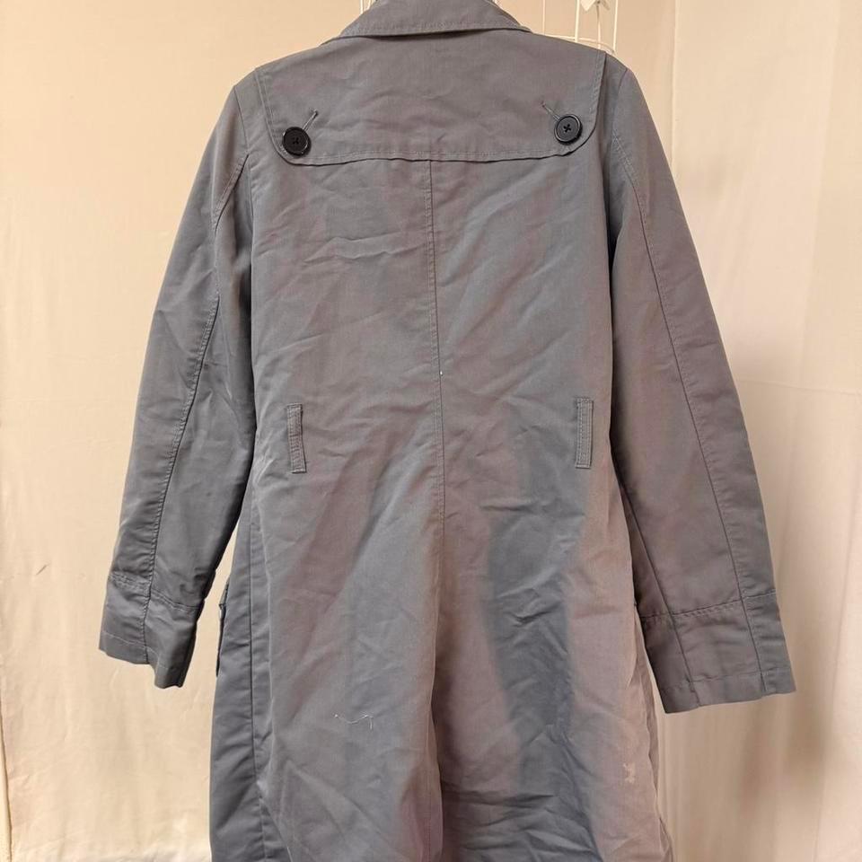 Merona Grey Trench Coat With 59ed 4