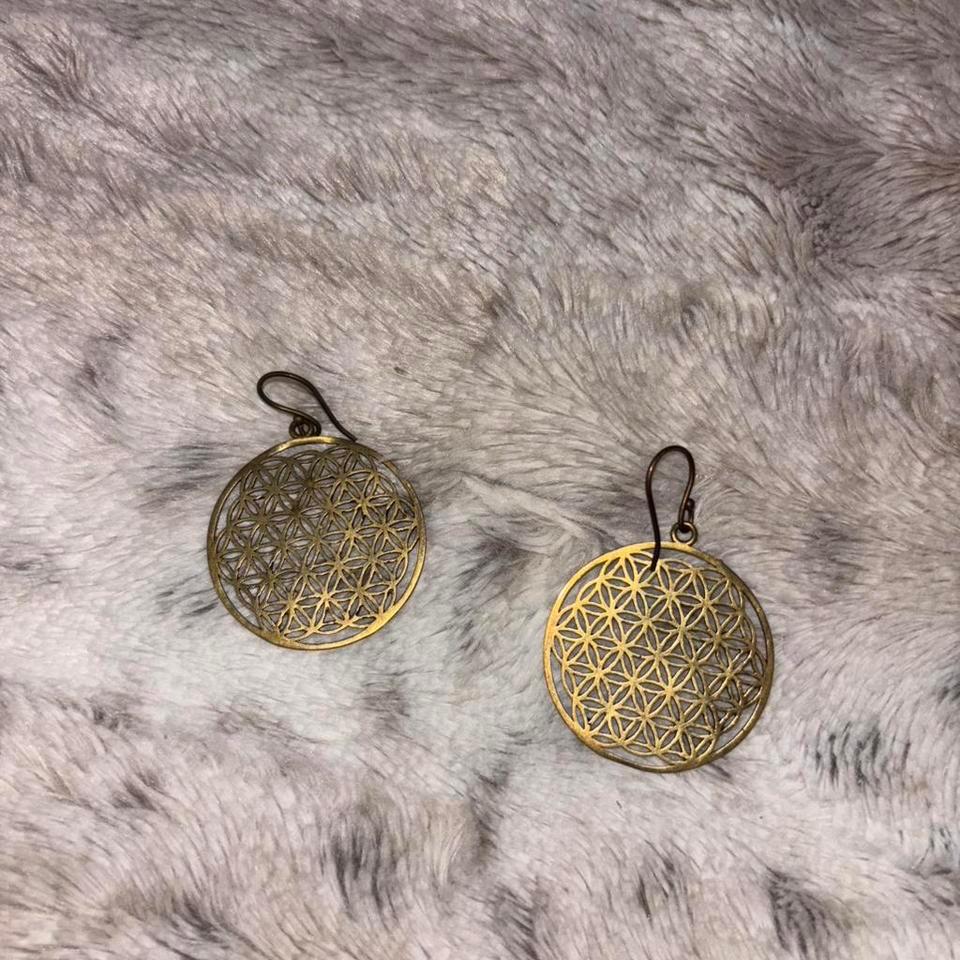 Flower Of Life Earrings E4d8