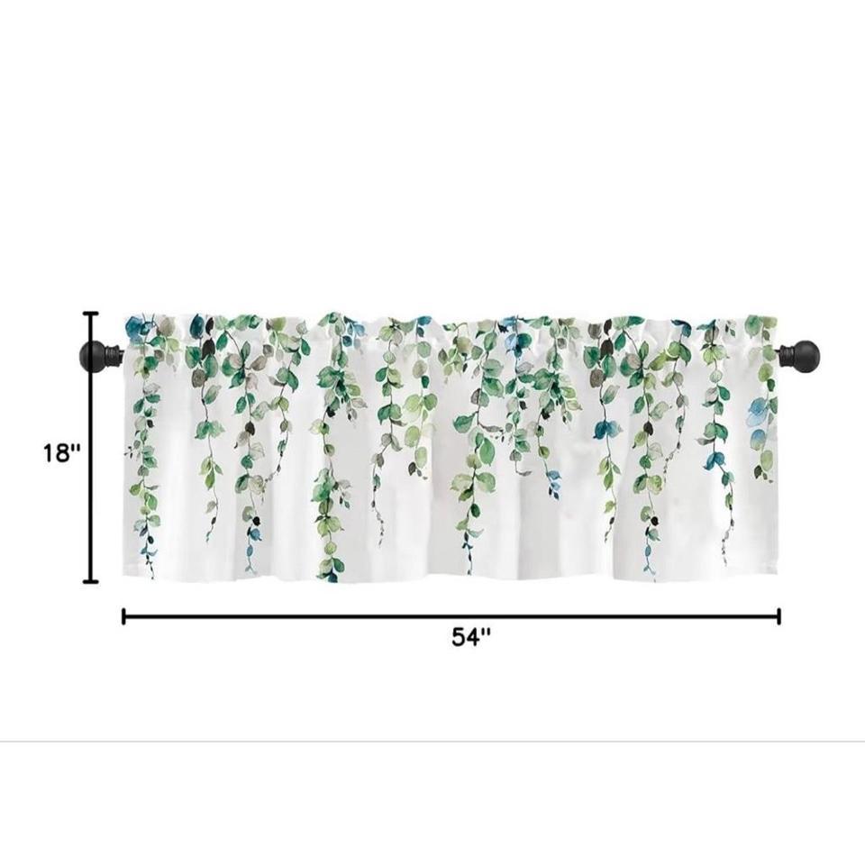 New Watercolor Green Leaves Window 62a8 3