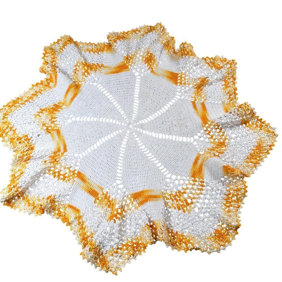 Handmade Crochet Doily Tablecloth Runner Bd8a 3