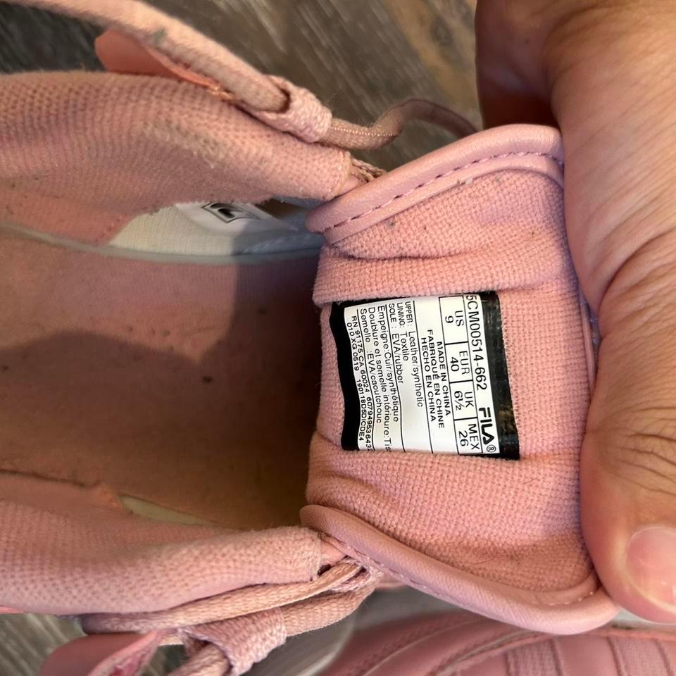 Fila Pink Trainers Size Us C8db 5