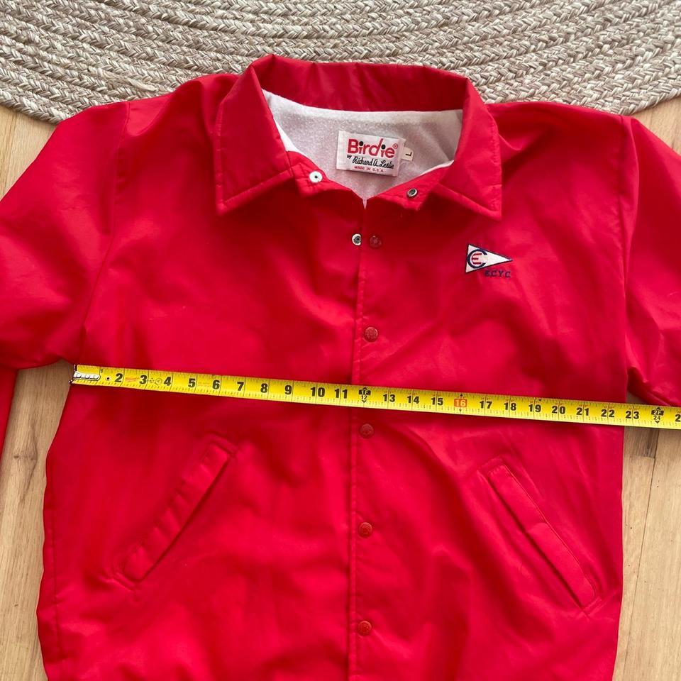 70s Deadstock Red Golf Jacket 5