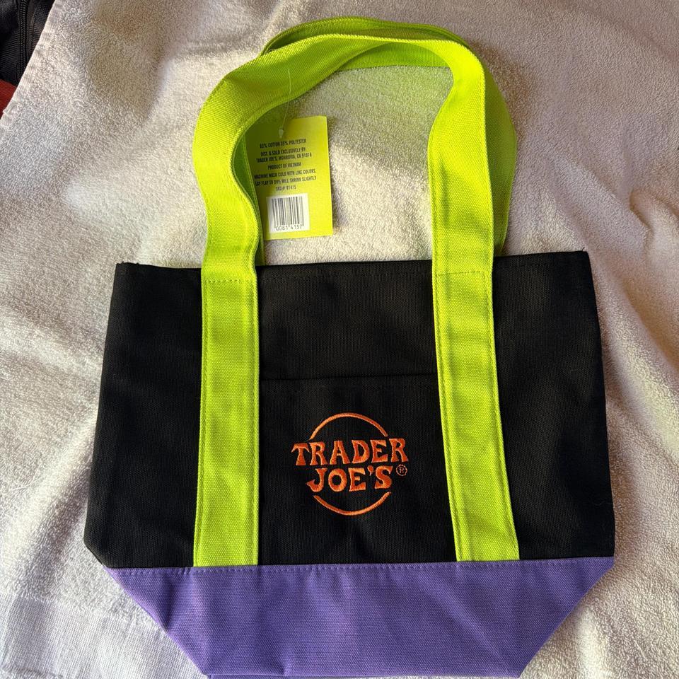 Trader Joes Black And Purple 0165