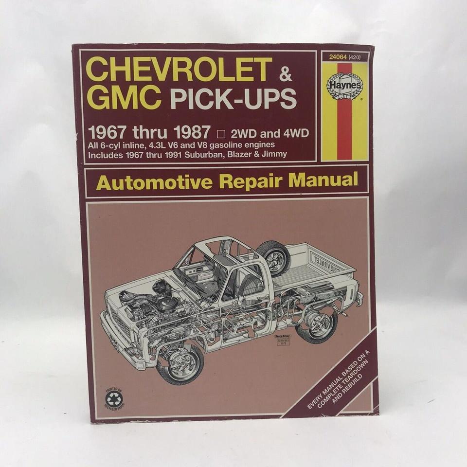 Haynes Chevrolet Gmc Pick Ups