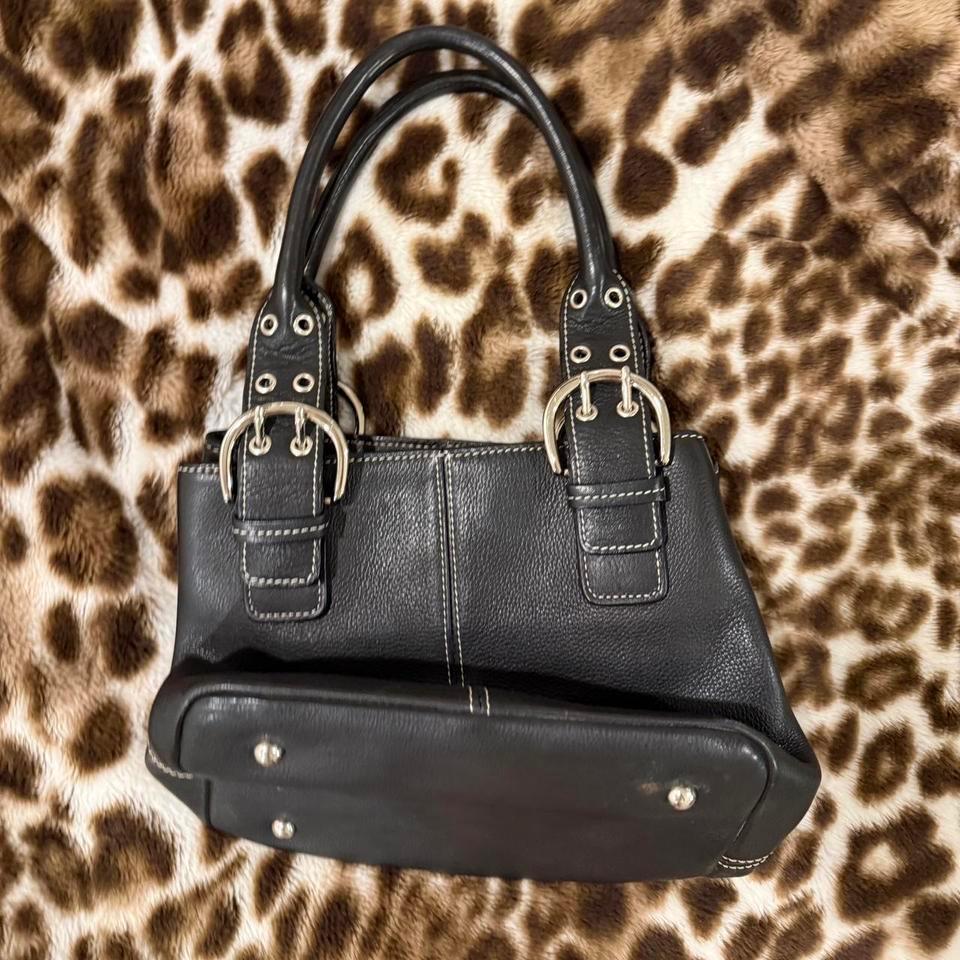 Vintage Y2k Black Leather Shoulder 2