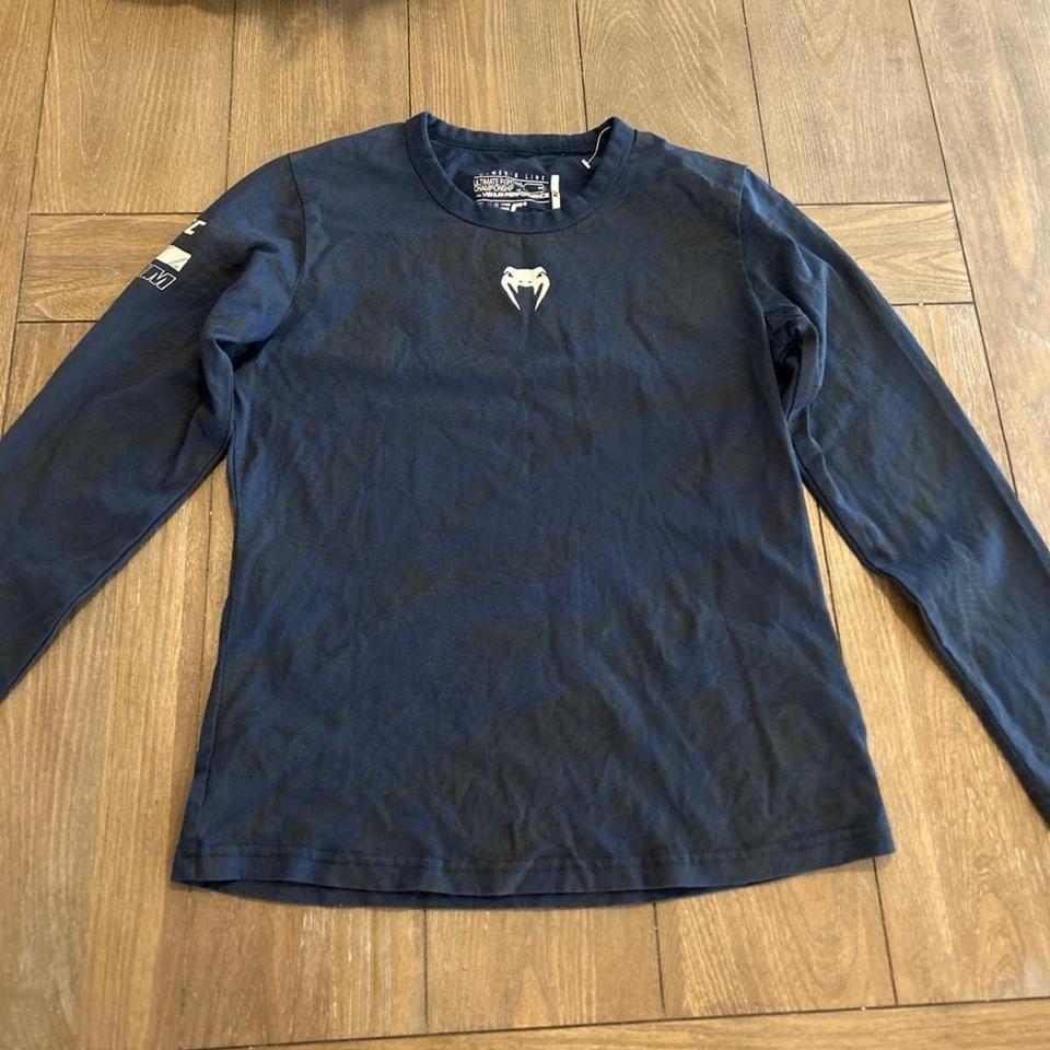 Venum Navy Long Sleeve Top 53bb