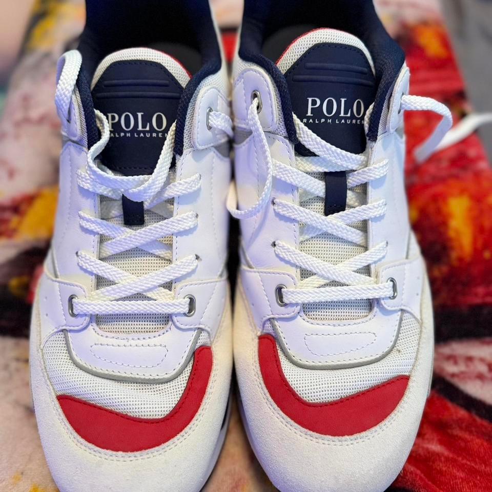 Ralph Lauren White Trainers Preppy 5737