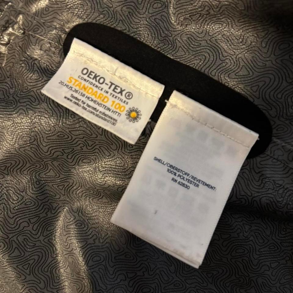 Lands End Black Rain Jacket 3