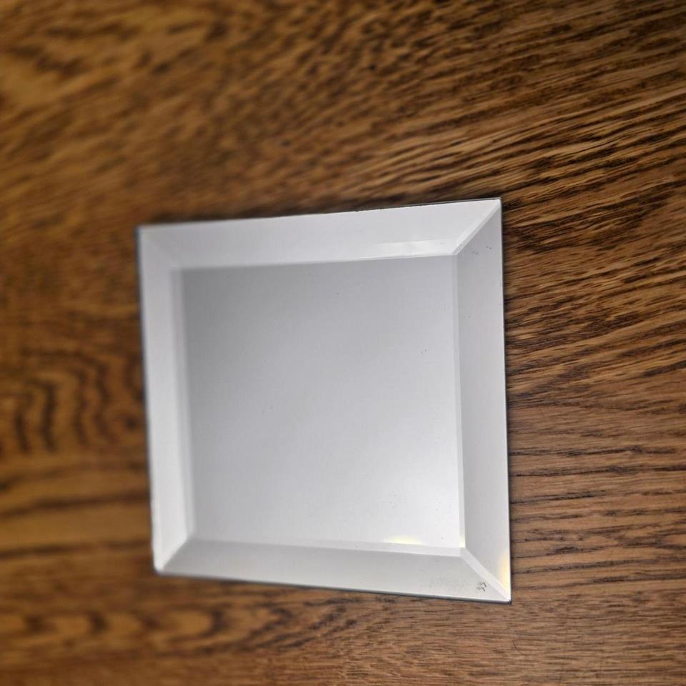 Vintage Mirror Coasters Beveled Edge 0b17 8