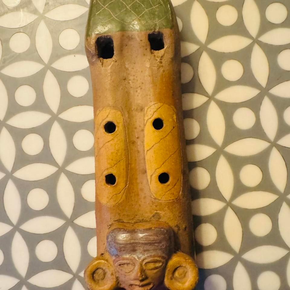 Very Old Possibly Aztec Flute