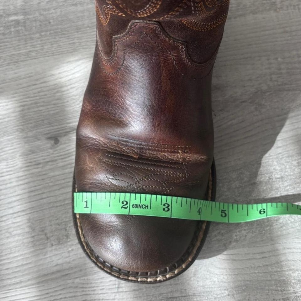 Ariat Brown Leather Cowboy Boots 7