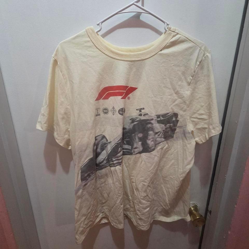 Formula 1 White T Shirt Size 045a