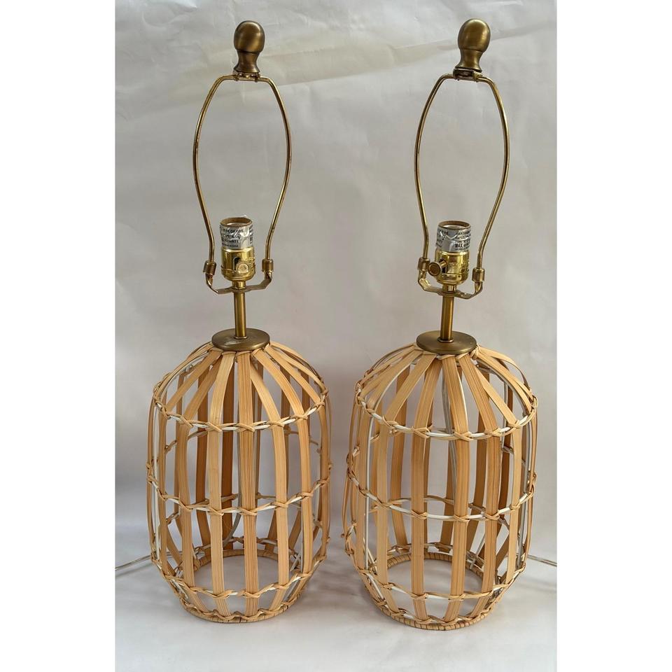 Set Of 2 Woven Rattan E97c 5
