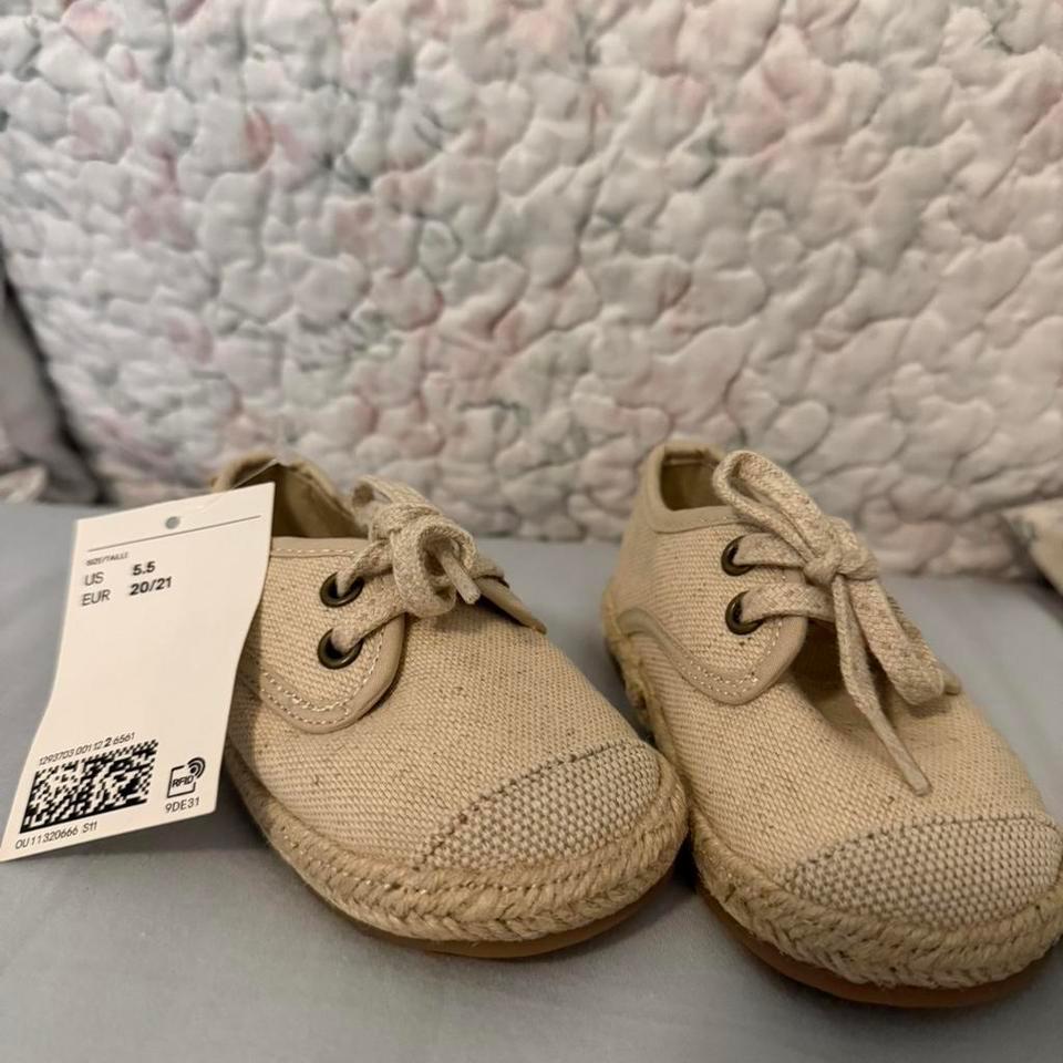 Hm Cream Espadrille Sneakers Size 6178