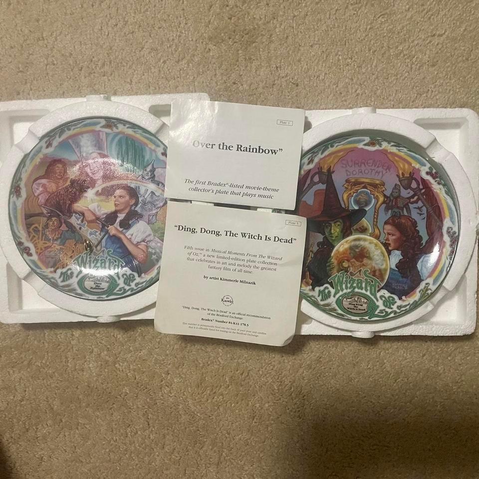Wizard Of Oz Collectible Plates