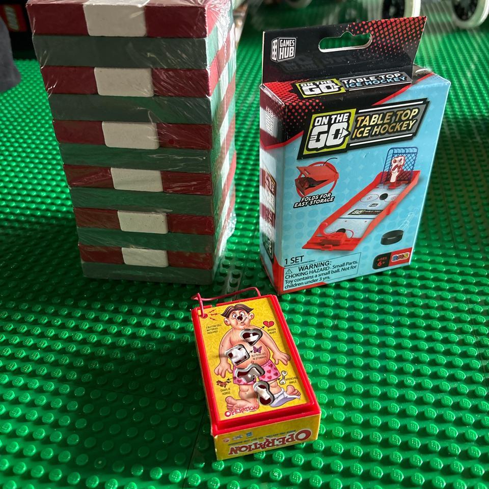 Tabletop Ice Hockey Jenga And 9843