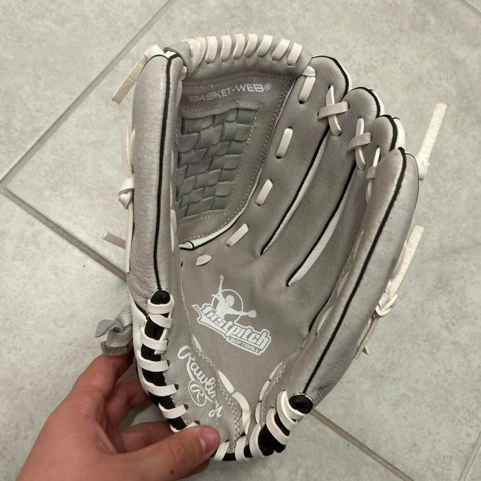 Rawlings White Baseball Glove Baseball Be1f