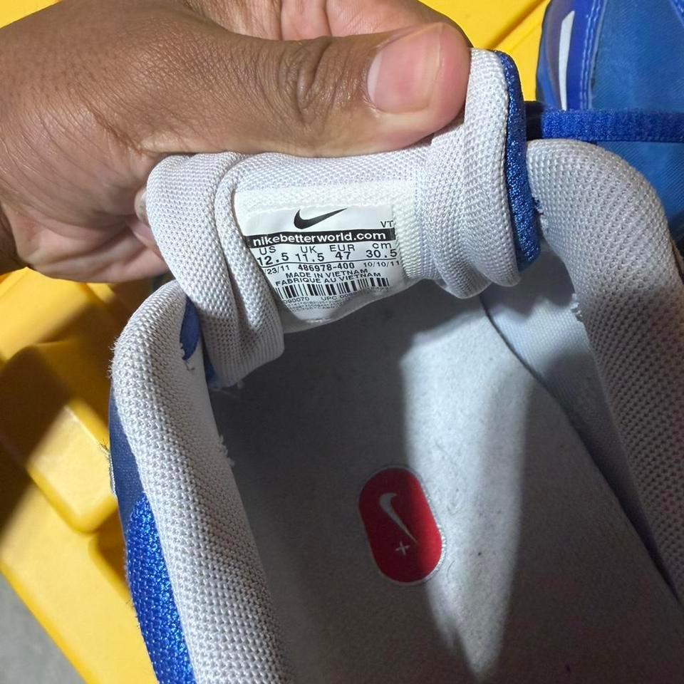 Nike Blue And White Air 3091 6