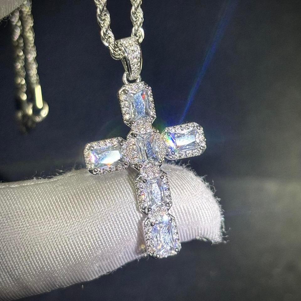 Cross Necklace Chain Brand E403