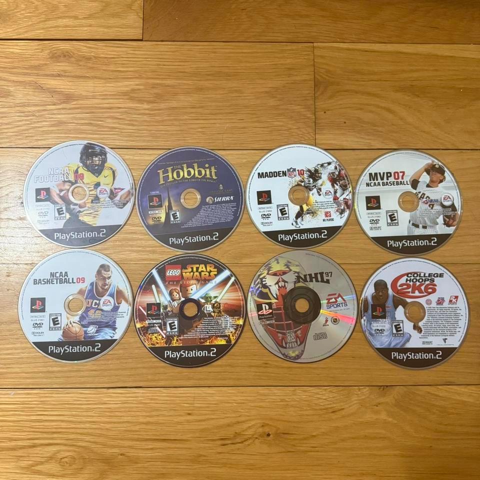 Lot Of 8 Sony Ps2