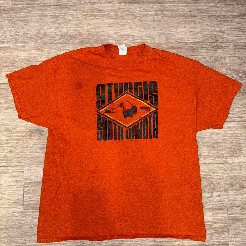Vintage Stone Orange Sturgis South 2